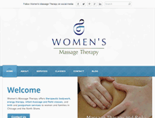 Tablet Screenshot of massageanddoula.com